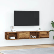 Mobili Porta TV 2 pz Legno Antico 80x31x25,5 cm in Truciolato 861469