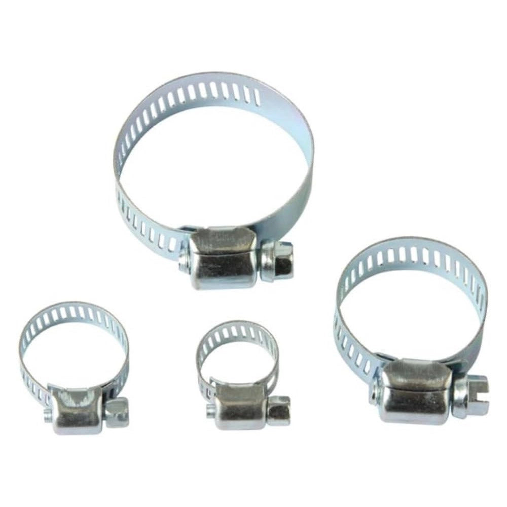 Trade Shop - Set 26 Pezzi Kit Fascette Stringitubo Con Chiusura Asimmetrica 16-40mm Assortite -