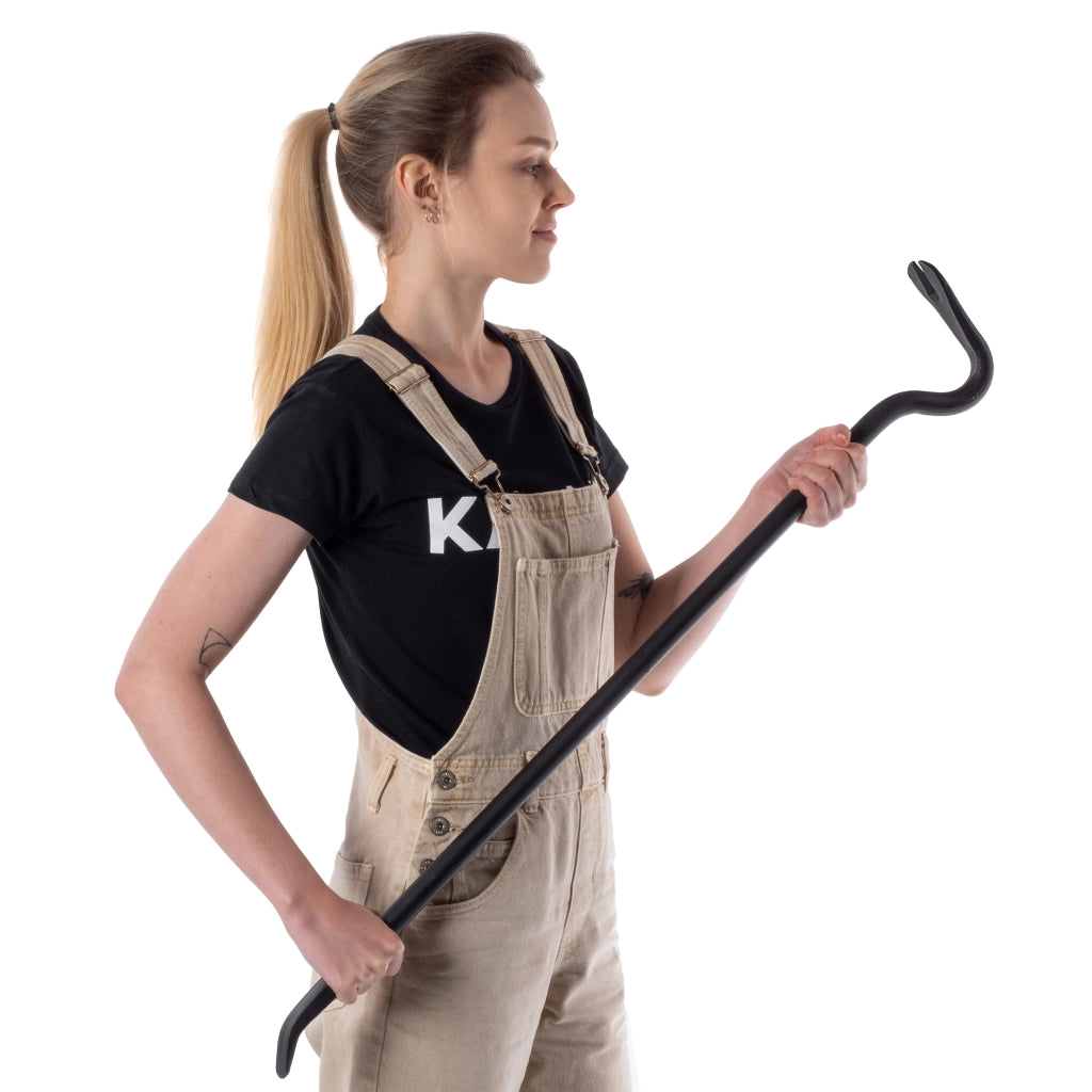 KADAX Forged Crowbar Bent 900 Mm Breszka Brecha Nail Puller Construction Gripper