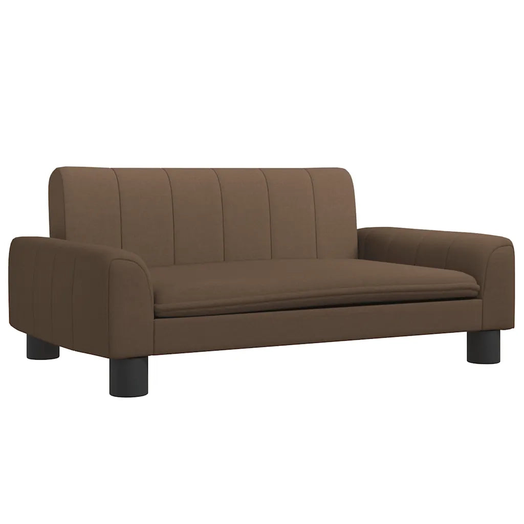 Lettino per Cani Marrone 70x45x30 cm in Tessuto CFW4546346