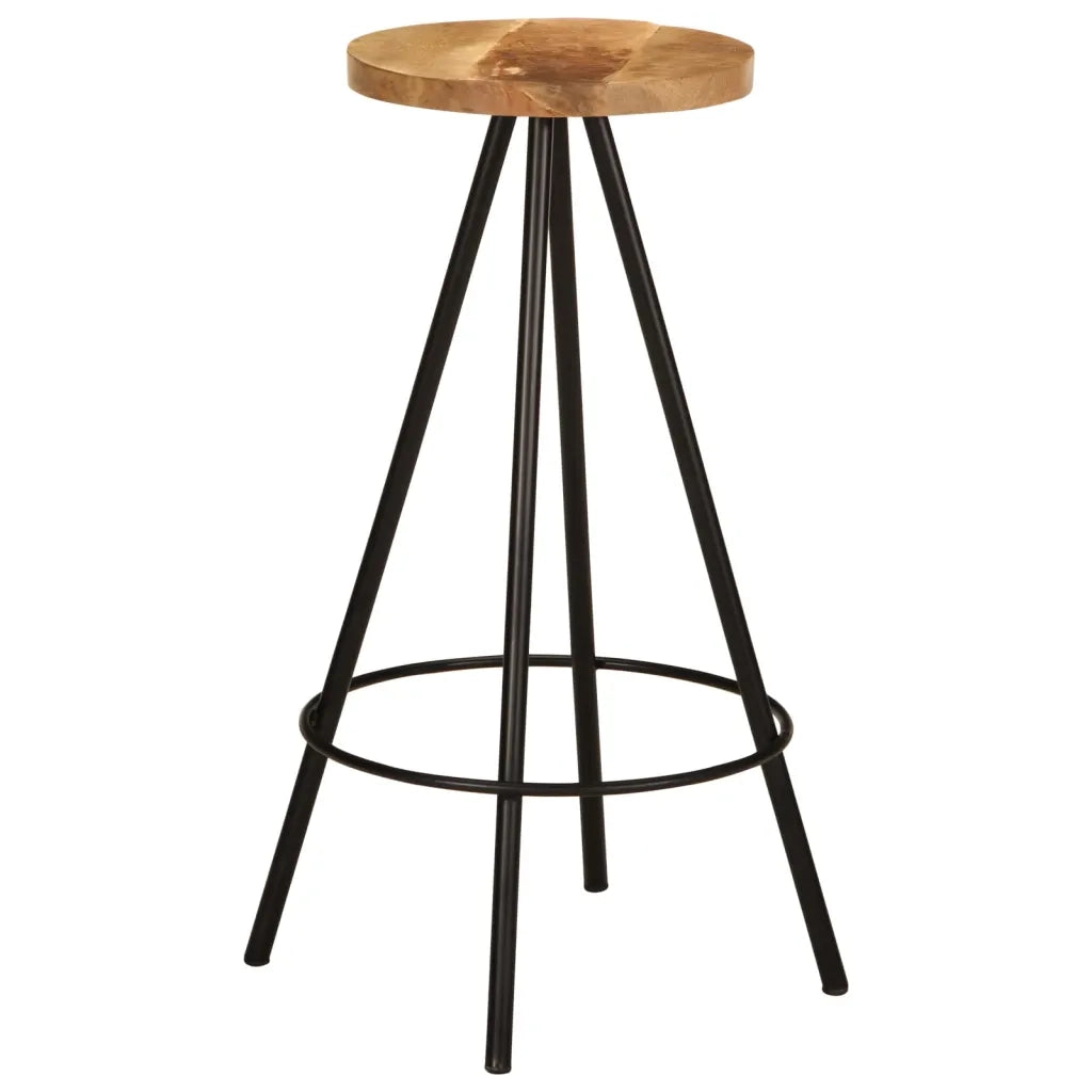 vidaXL Set da Bar 5 pz in Legno Massello di Mango