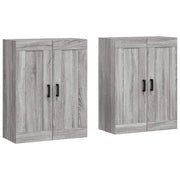 Armadietti a Parete 2 pz Grigio Sonoma in Legno Multistrato CFW8698700