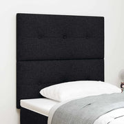 Testiera LED con strisce LED con testiera Nero 100 cm Tessuto 3338412