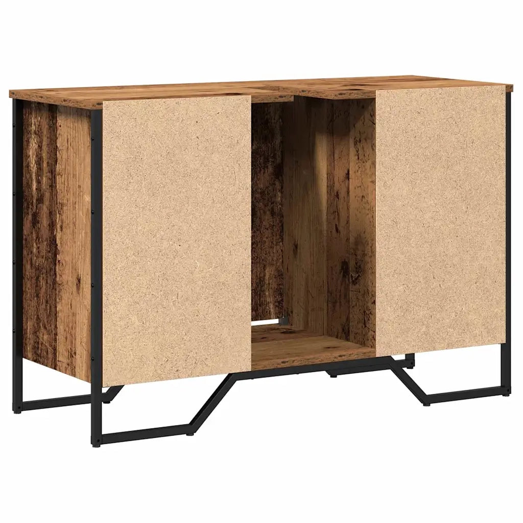 Armadio per Lavabo da Bagno-Armadietto da bagno-Mobiletto da bagno Legno vecchio 91 x 35 x 60 cm