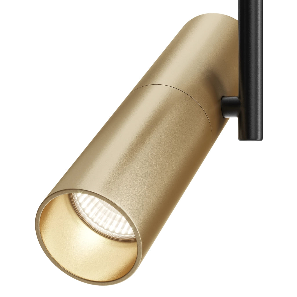 Plafoniera Maytoni Elti nera alluminio 1xGU10 dimmer