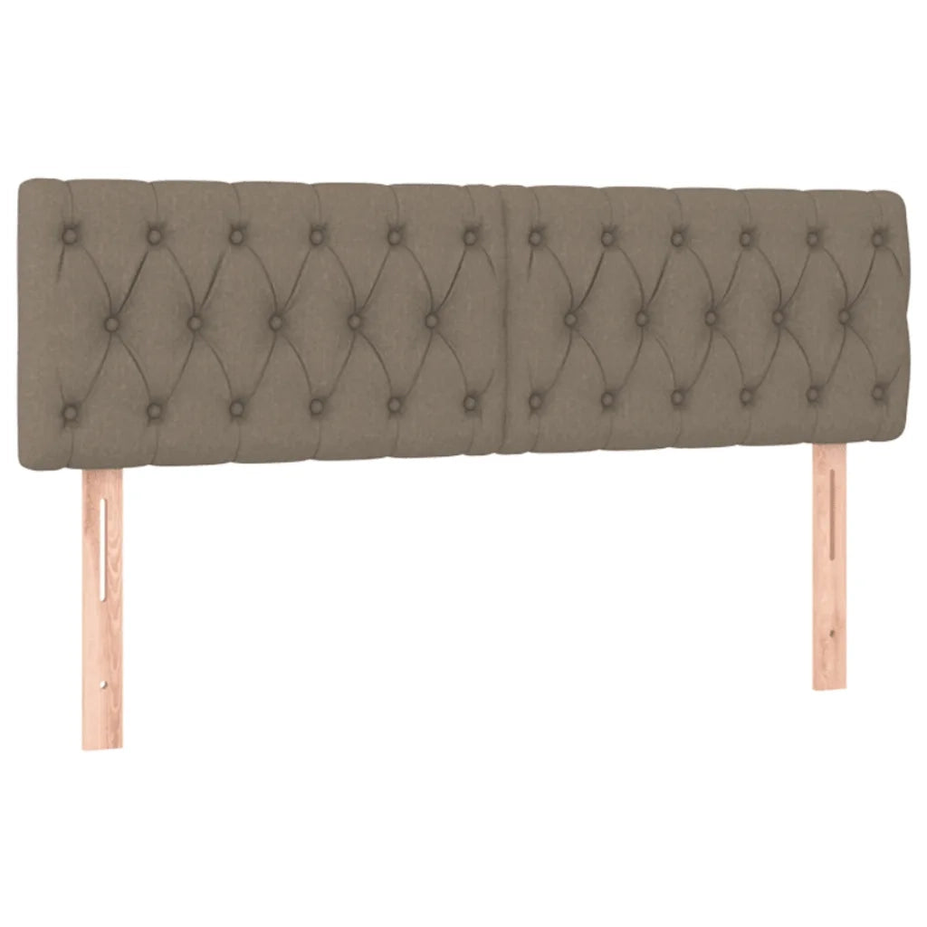 Giroletto a Molle con Materasso Tortora 160x200 cm in Tessuto