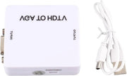 Adattatore VGA a HDMI con supporto 1080P per PC, laptop, DVD e proiettori HDTV