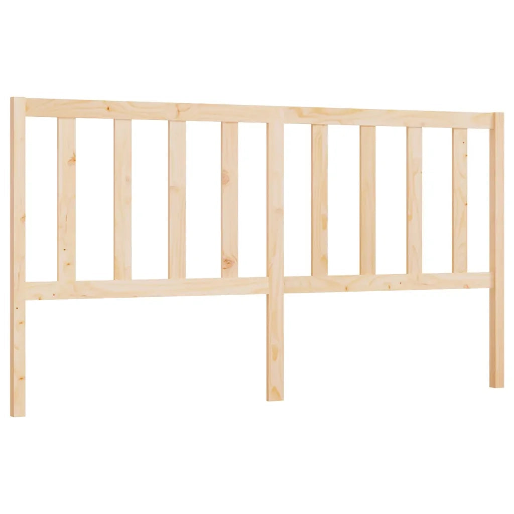 Testiera per Letto-Testata-Testiera Decorativa 206x4x100 cm in Legno Massello di Pino 360675