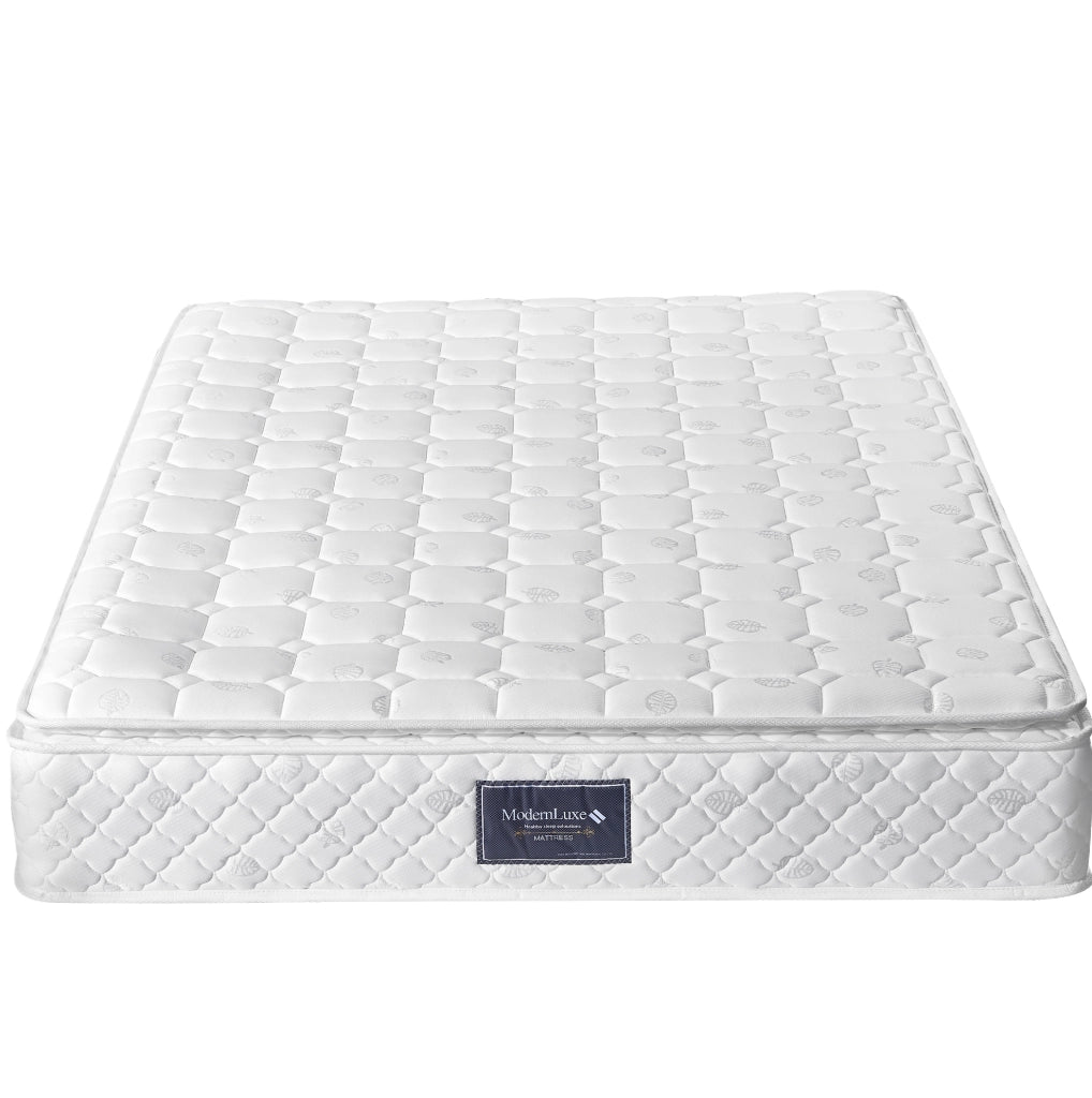 Letto matrimoniale 160×200 in velluto beige con comodini, cassetti e materasso