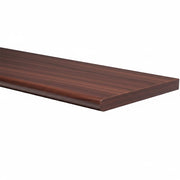 MENSOLA RETTANGOLARE STONDATA 'AMICA' 60x20 cm - spess. 1,8 cm - col. Noce scuro