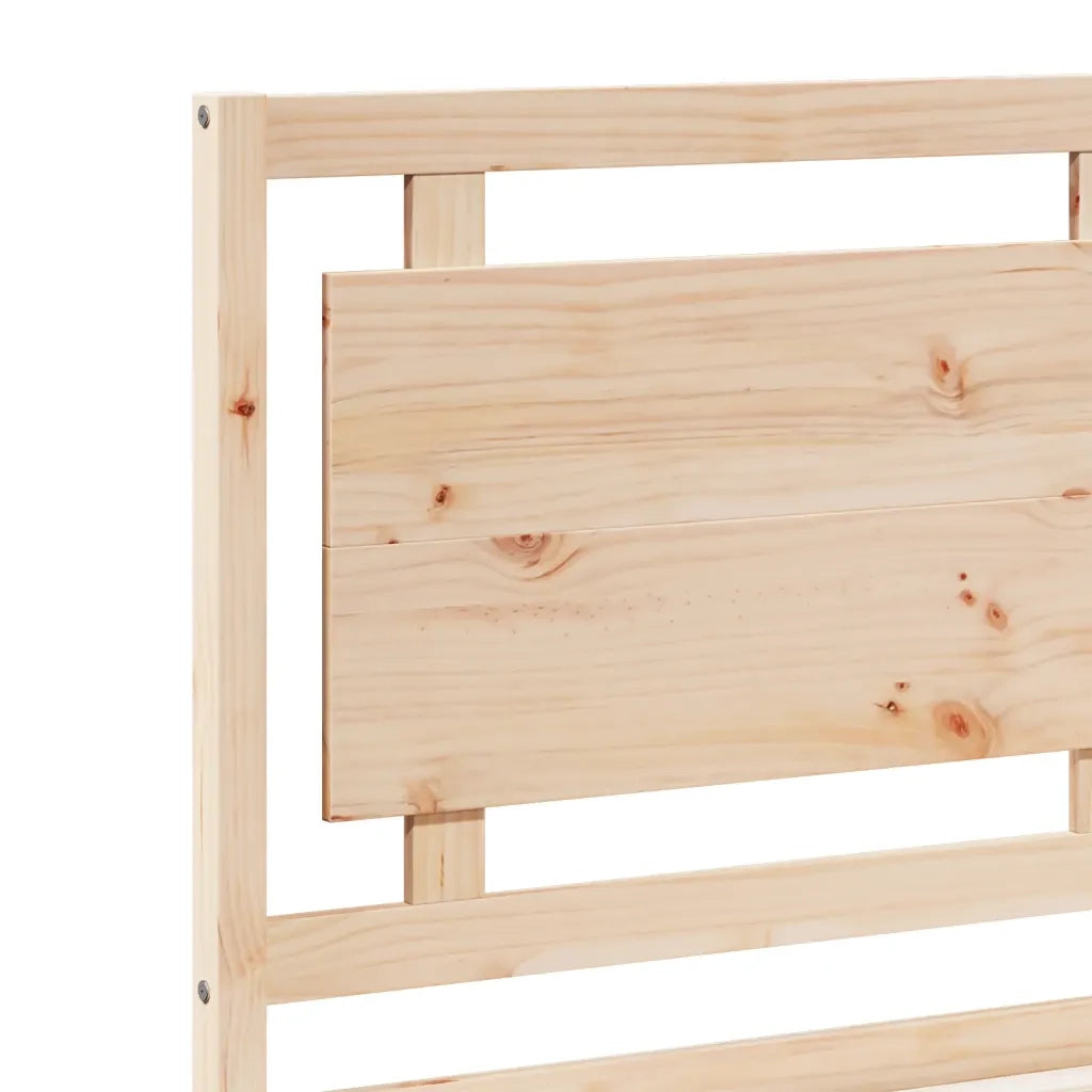 Giroletto Extra Lungo senza Materasso-Struttura Letto 200x210 cm Legno Massello 178875