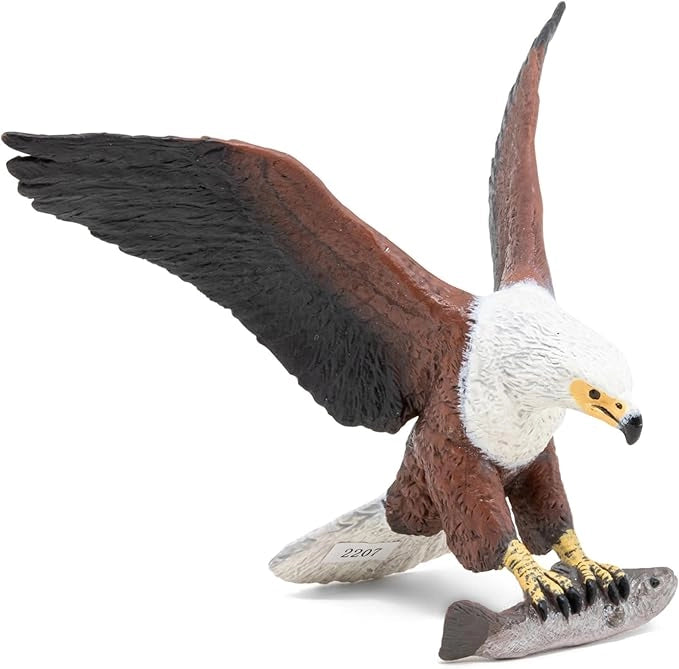 Figura dipinta a mano - La vita selvaggia - Aquila pescatore africana,Papo,Eta 3+