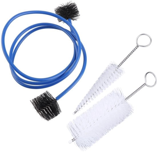 Set di Pulizia per Tromba di Qualità Professionale - 3 Setole - Plastica - Leggero - Duraturo - Maniglia Antiruggine - Set di Manutenzione per Tromba