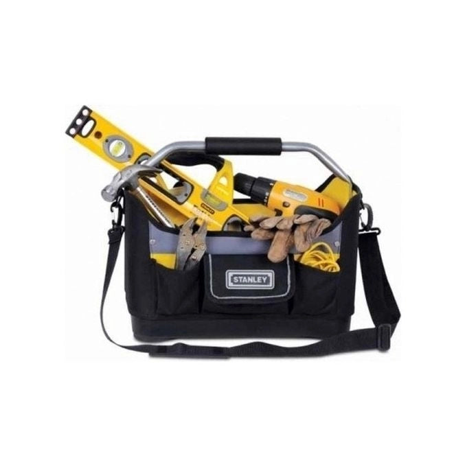 Black & Decker 1-96-182 cassetta per attrezzi Nero, Giallo Nylon