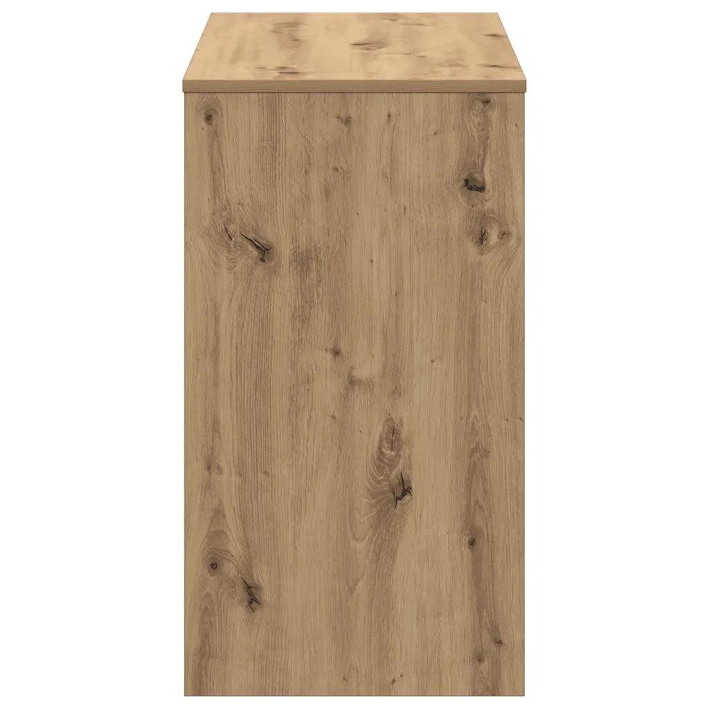 Scrivania Rovere Artigianale 90x40x72 cm in Legno Multistrato 855833