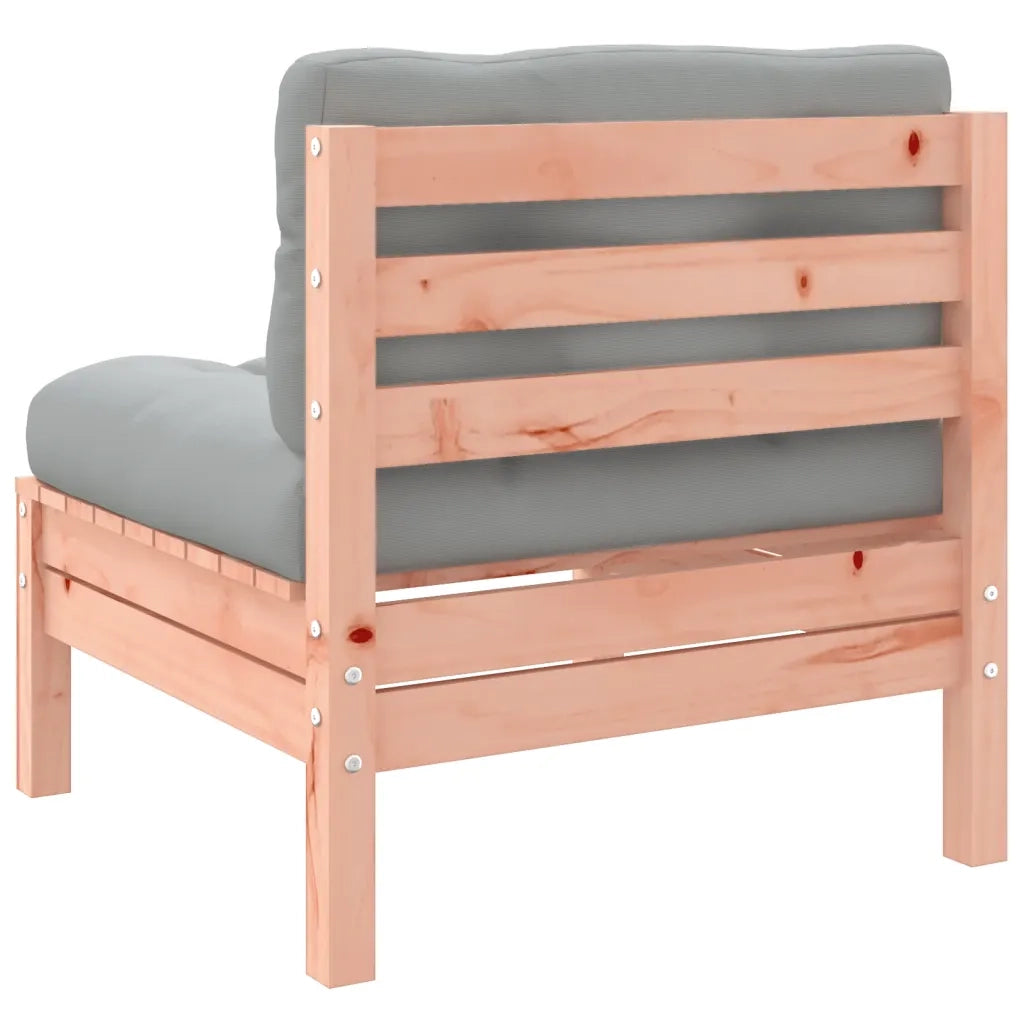 Set Divani Giardino 9 pz Cuscini Legno Massello Abete Douglas