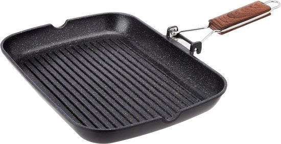 Griglia in Titanio per Cucina - Induzione - 1 pezzo - 34 x 24 cm - Alluminio Smaltato