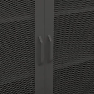 Armadietto Antracite 80x35x101,5 cm in Acciaio cod mxl 39891