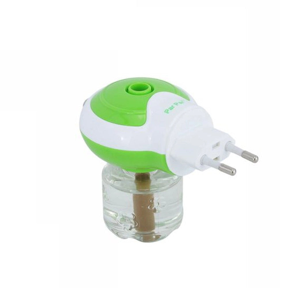 Trade Shop - Diffusore Vaporizzatore Elettrico Set Con Liquido Anti Zanzare Repellente 7.5x10 -