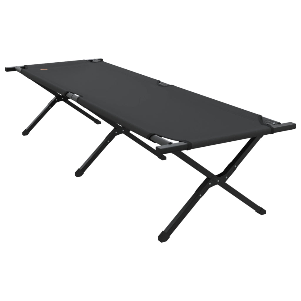 Letto da sole pieghevole con borsa nera in tessuto Oxford 600D