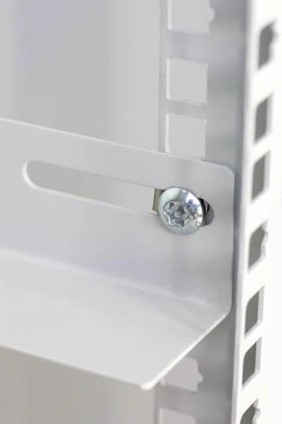 Armadio Rack 19'' a muro 12 unità due sezioni Grigio