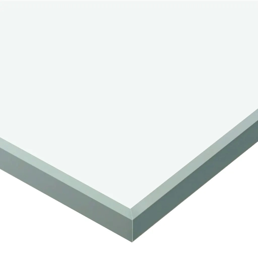 Porta Scorrevole Fermi Vetro ESG e Alluminio Argento 76x205 cm 288055