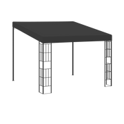 Gazebo a Parete 3x3 m Antracite in Tessutocod mxl 97229