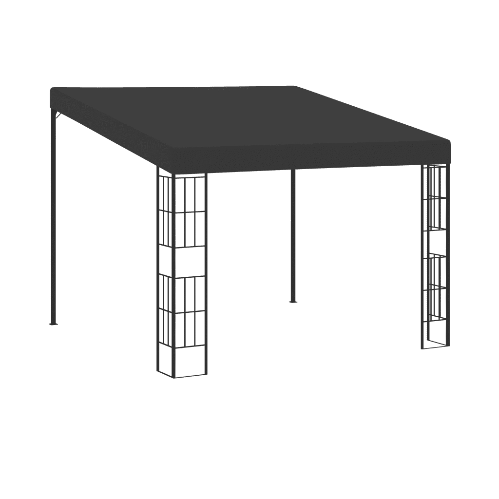 Gazebo a Parete 3x3 m Antracite in Tessutocod mxl 97229