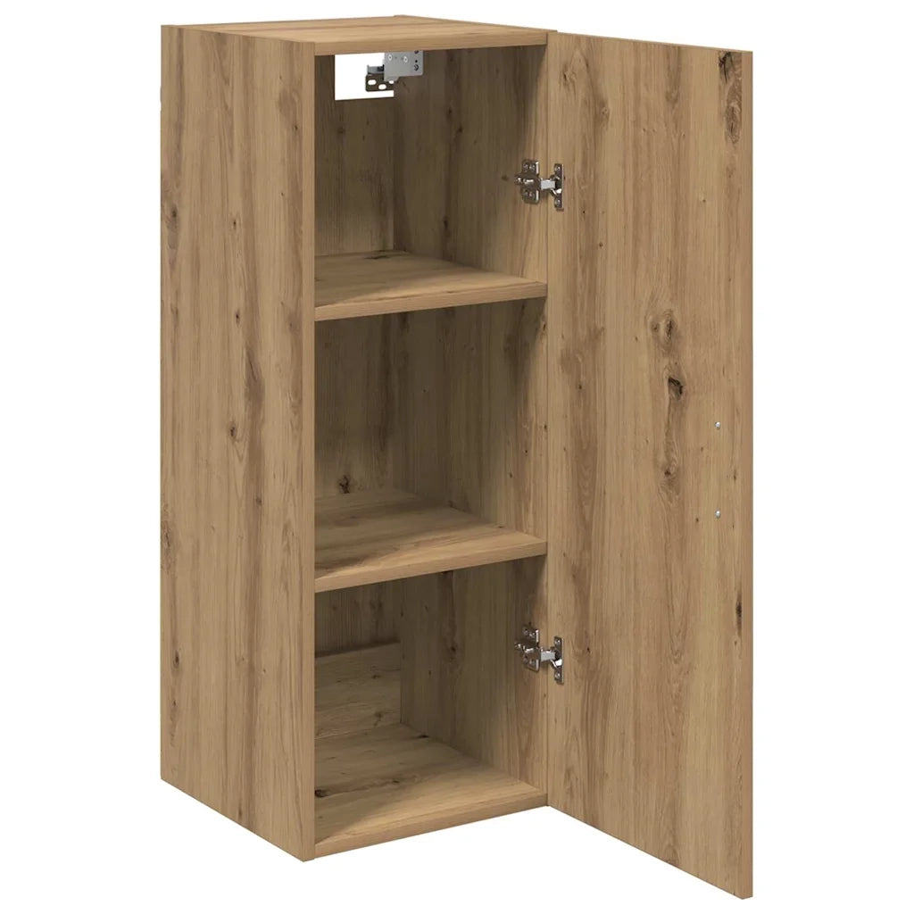 Pensile | Mobile a Parete Rovere artigianale 34,5 x 34 x 90 cm Legno multistrato
