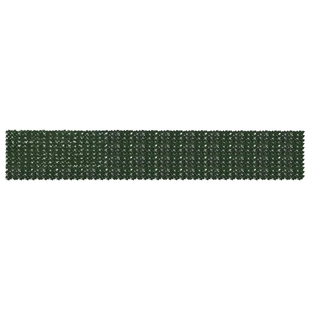 Schermo per balcone con foglie Verde Scuro 600 x 100 cm