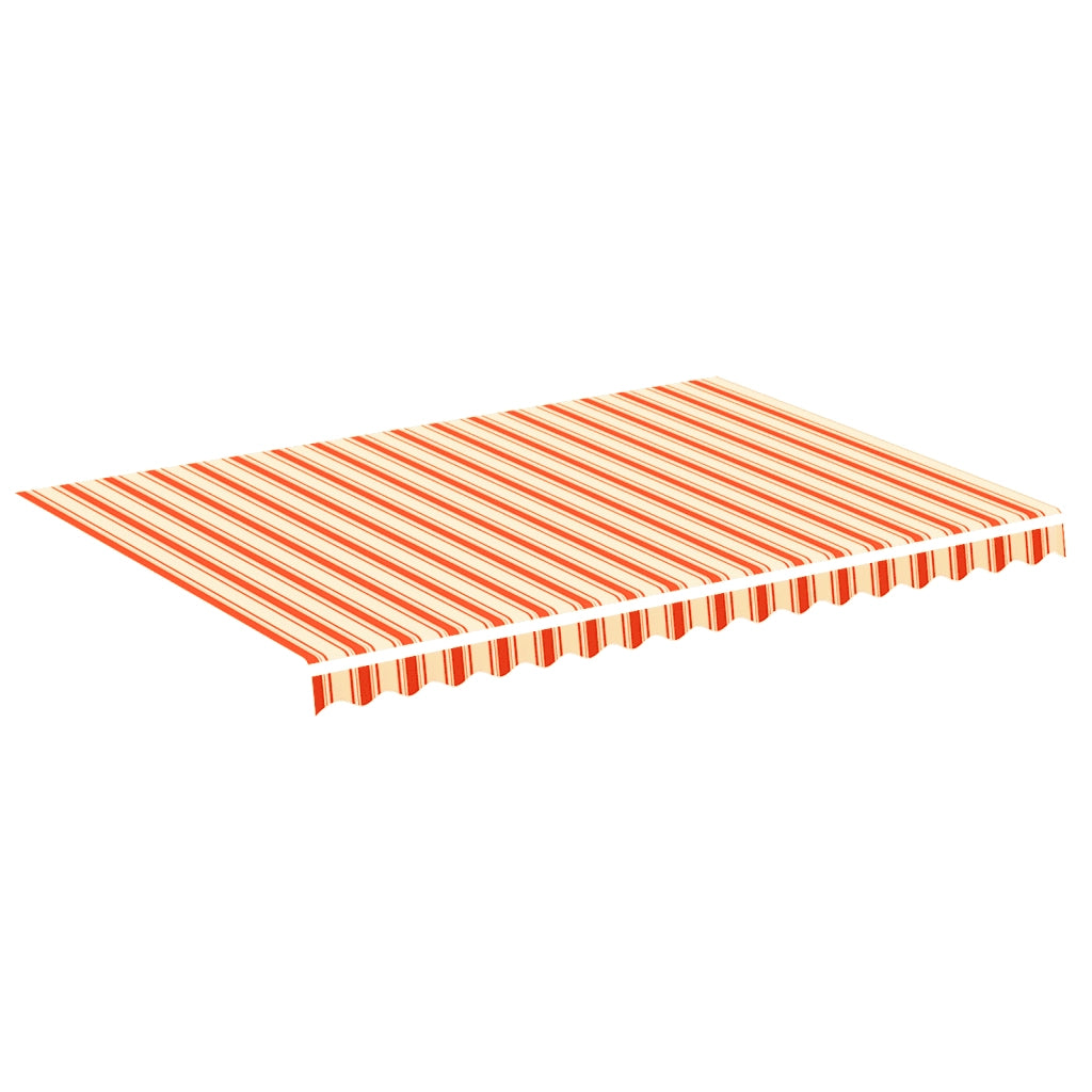Tessuto di Ricambio per Tenda da Sole Giallo e Arancio 3x2,5 m cod mxl 68321