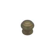 Pomolo fisso per porta SAGUATTI 178/60GB in alluminio bronzo satinato