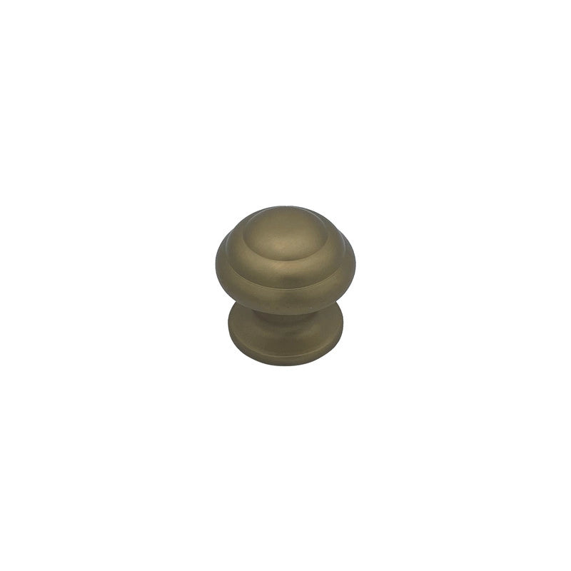 Pomolo fisso per porta SAGUATTI 178/60GB in alluminio bronzo satinato