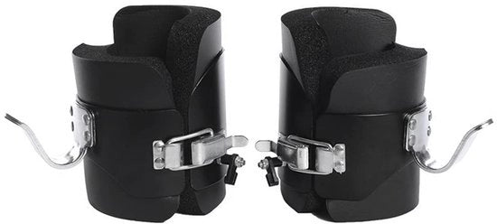 Calzature Inversibili per Fitness - Antigravitazione - Protezione dei Piedi - Terapia con Barra Pendente - Massimo Carico 200kg - Acciaio/Spugna - Altezza 17,5 cm - Calzature Inversibili