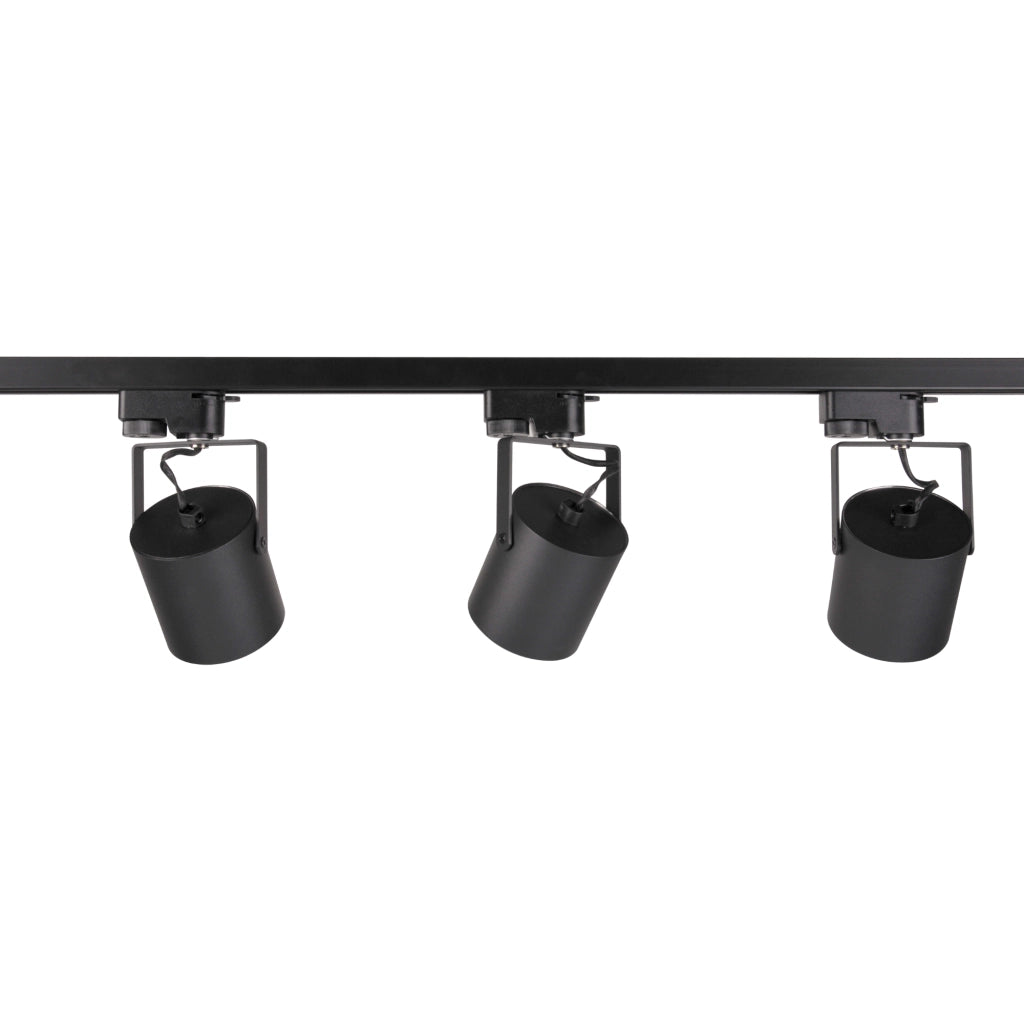 Sistema binario MINOR nero 1m 3 faretti GU10 Polux