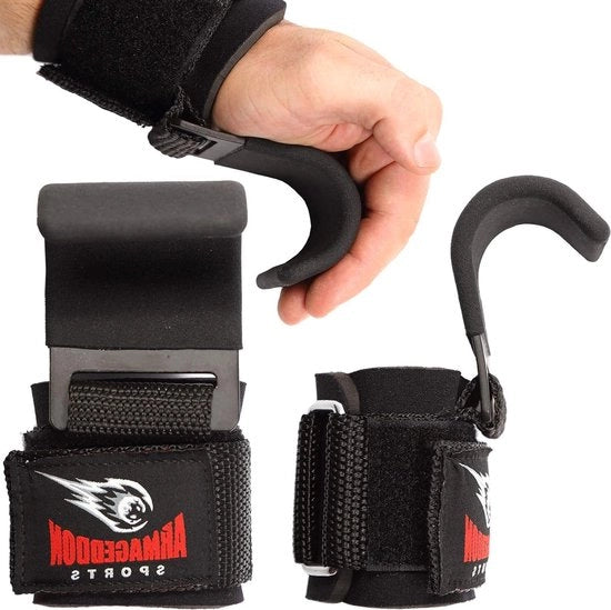 Strisce di sollevamento premium - Pols wraps gewatteerde per massimo supporto di presa - Accessorio fitness per sollevamento pesi e allenamento di potenza