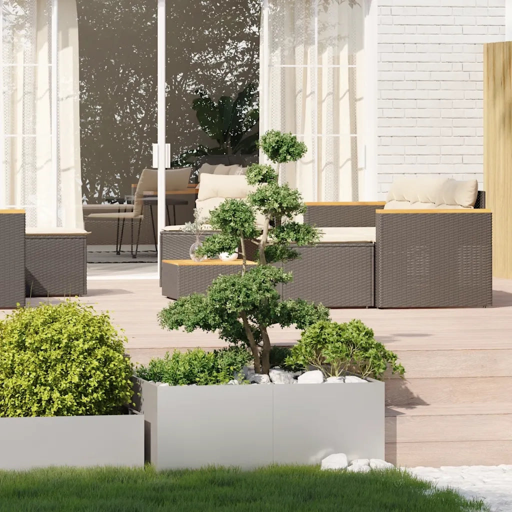 Fioriera 100x100x40 cm in Acciaio Inox 860819
