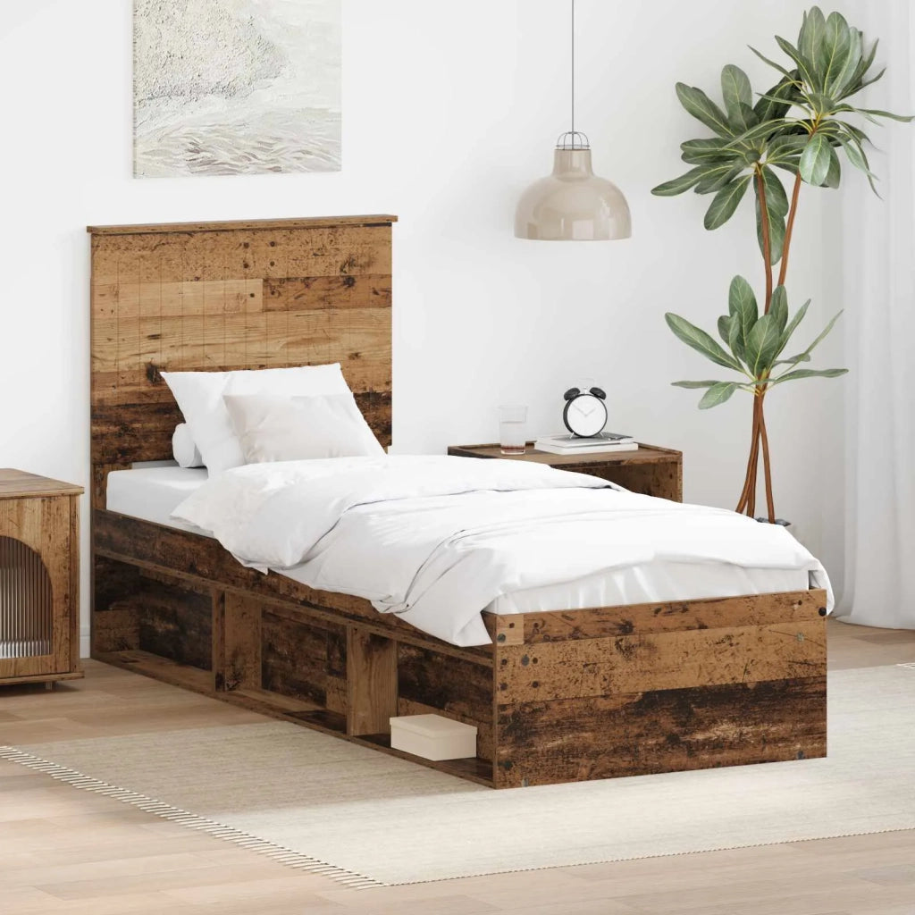 Struttura del letto Legno vecchio 75 x 190 cm Pino massello 3411080
