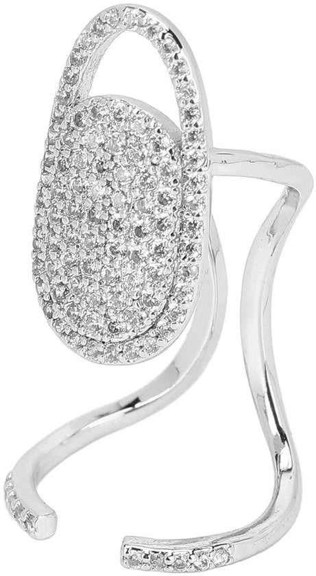 Anello per unghie decorativo per manicure - accessori per dita - decorazione per unghie - accessori per festa - adattabile - rame elettrozinato - accessorio per dita