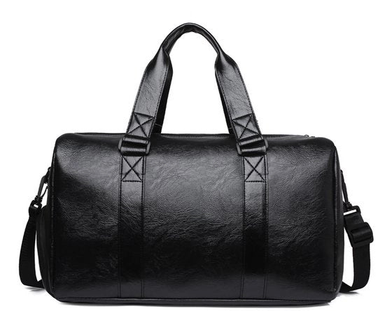 Borsa fitness per donne e uomini, borsa yoga, borsa per allenamento sportivo, borsa a mano, nera