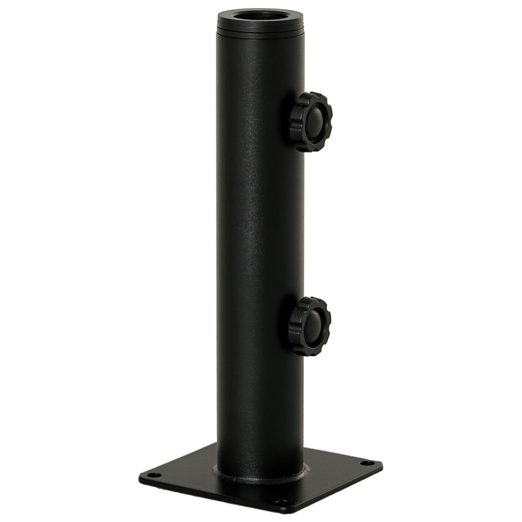 Piede Parasol Regolabile in Metallo ¨C zephmum ¨C Nero per ? 34, 38, 48 mm