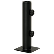Piede Parasol Regolabile in Metallo ¨C zephmum ¨C Nero per ? 34, 38, 48 mm