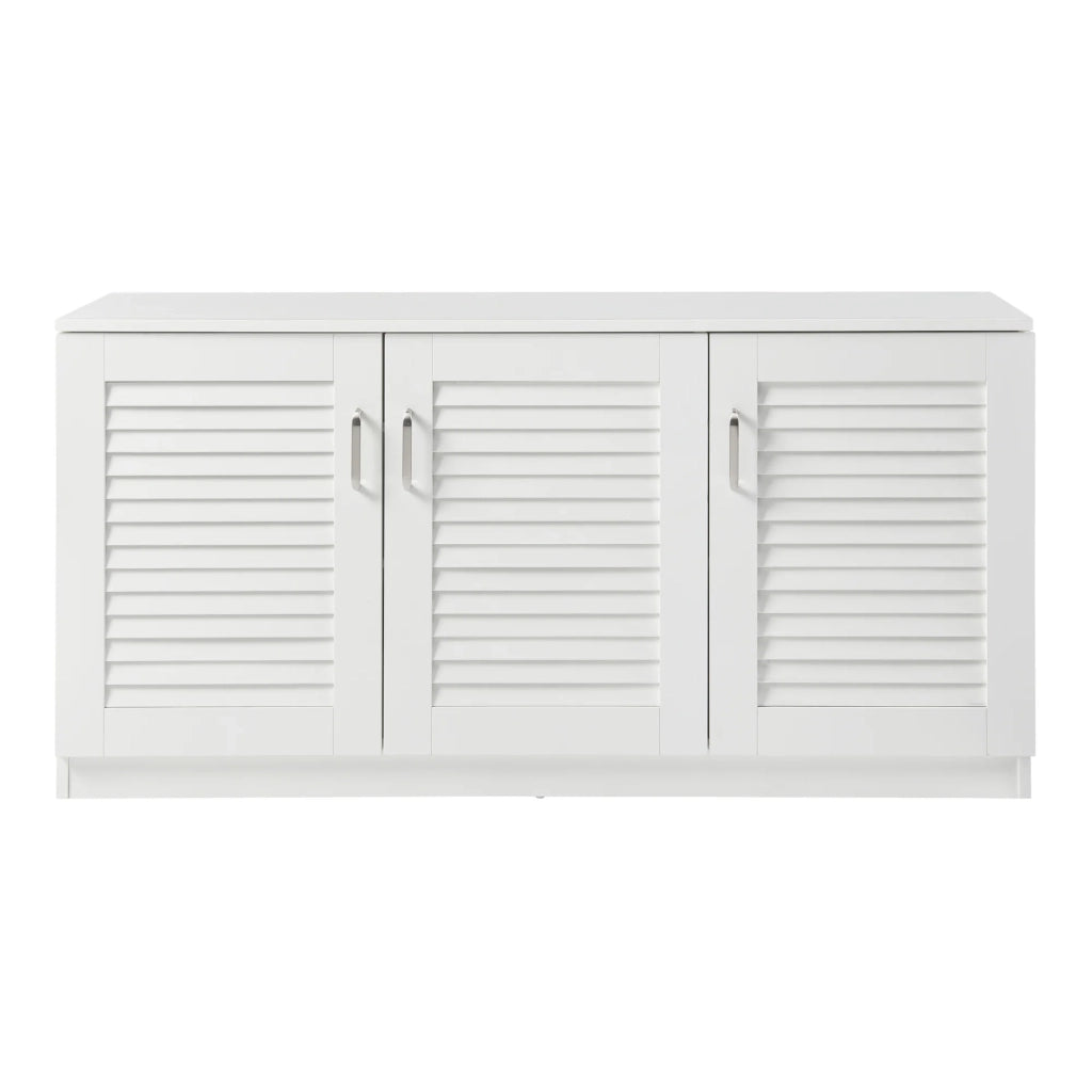 Scarpiera contenitore per scarpe MDF 62 x 125 x 36 cm bianco 03_0010124