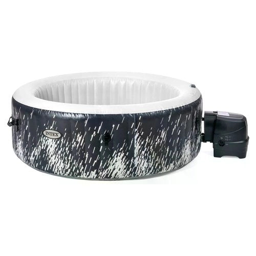 Spa idromassaggio intex 28494 glow deluxe pure 140 getti bianco e blu