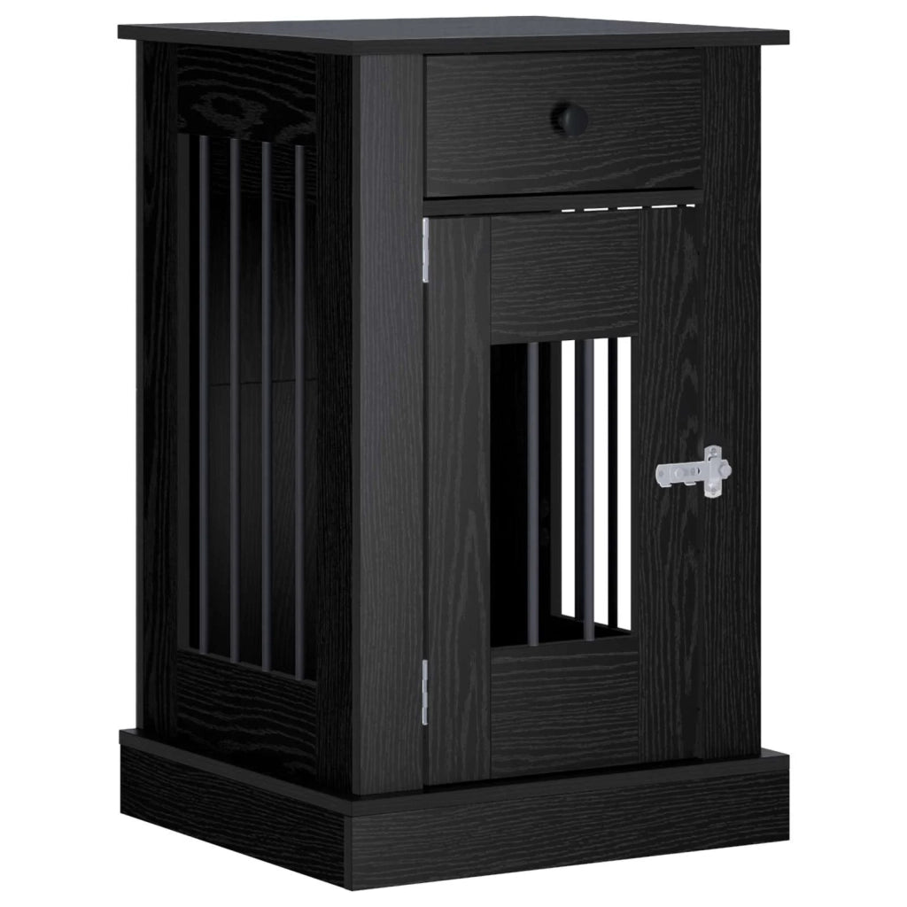 Mobile da cassa per cani Rovere Nero 50 x 47,5 x 80 cm 8014779