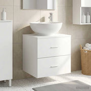 Mobile Lavabo da Parete Bianco 49,5 x 44,5 x 66,5 cm 890302