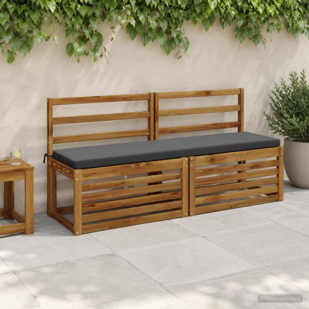 Cuscini per Panchina a 2 Pezzi SOEST 2 pz 100% Poliestere 948989