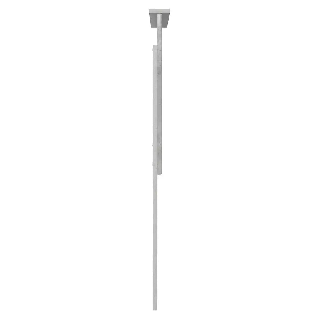 Testiera-Testata-Testiera Decorativa Grigio cemento 75 cm Legno multistrato 950876