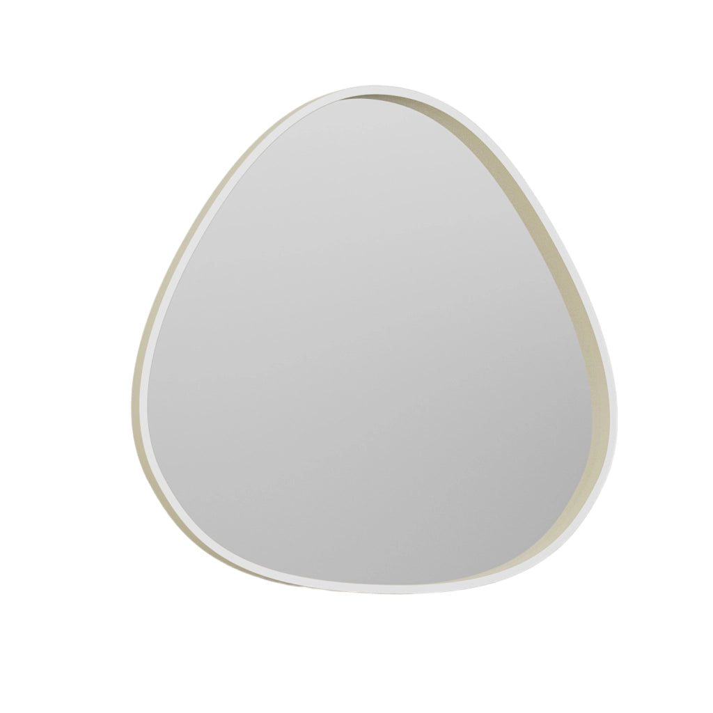 Ecaris A/G Lampada da Parete Specchio con Led 30W+5W CCT 3000K-4000K Dimmerabile, Struttura Alluminio New Beige - Gealuce