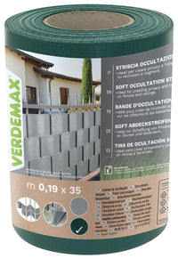Telo di Occultazione Striscia Soft Verdemax 20x350 cm in PVC Resistente a UV Verde